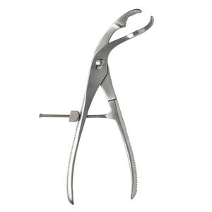 คีมจับกระดูก 255 มม. ปากปรับได้ พร้อมระบบยึดด้วยเกลียว คีมจับกระดูกสำหรับผ่าตัดแบบใช้มือ ไม่ผ่านการฆ่าเชื้อ - Product Image 1