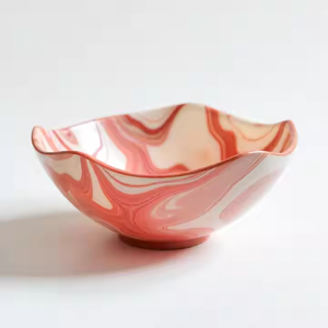 Tazón de resina hecho a mano único con vibrante para vajilla de comedor elegante y uso doméstico decorativo - Product Image 4