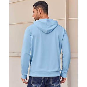 Hiver Nouvelle Arrivée Loose Fit Ultra Soft Hooded Style Fleece Baby Blue Transfer Print Oversized Hoodies Design Own Logo Hoodie - Product Image 3