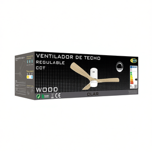 Ventilador de Techo LED con CCT Ajustable de 132 cm, en Madera, con una Experiencia de Iluminación Confortable - Product Image 2