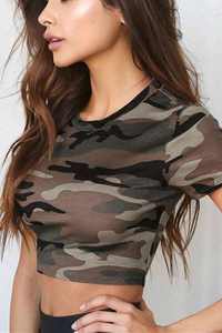 T-shirt court pour femme en jersey 100% coton, impression de logo personnalisée, nouveau design, été automne, vêtements décontractés de plein air, taille plus, crop top - Product Image 2