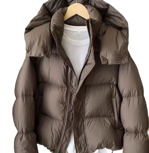 Veste d'hiver Wunder Puff 5 Check Bubble, en duvet de canard blanc, coupe ample, réversible, courte, fine, imperméable, vêtements de yoga, rembourrage en coton - Product Image 4