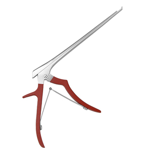 Ensemble d'instruments de perforation osseuse Ferris-Smith Kerrison, perforateur 8 1 mm, revêtement en silicone, poignée rouge, instrument orthopédique manuel - Product Image 6