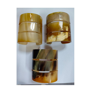 Bracelet en corne de buffle fait main, écologique, de qualité export, couleur naturelle, prix de gros, fabriqué en Inde, best-seller - Product Image 5