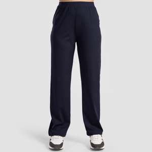 Pantalones Deportivos Rectos para Mujer Co-Op, Color Azul Marino, Transpirables, Corte Regular, Cintura Media, Estilo Casual, con Cinturón Elástico - Product Image 1
