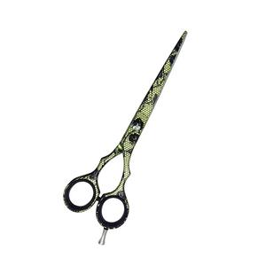 Tijera de peluquero de acero inoxidable alemán de primera calidad, tijera de corte de pelo de belleza con punta de hoja afilada y reposapiés - Product Image 4