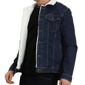 Nuevas Chaquetas Vaqueras sin Cuello Ajustadas al Cuerpo, Venta al Por Mayor, Diseño Personalizado, Reversibles, Resistentes al Viento y Transpirables para Hombre - Product Image 6