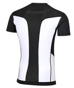 Camiseta Deportiva Blanca de Manga Corta Transpirable con Estampado Gris 100% Poliéster Protección UPF50 - Product Image 6