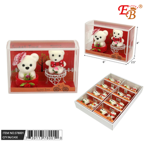 6 "X4" ของขวัญวันวาเลนไทน์หมีคู่96ชิ้น12DIS(8)/CS - Product Image 1