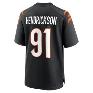 2025 Top Verkoop Cincinnati Gestikte American Football Jersey 30 Bruin 71 Mims 91 Hendrickson Heren Zwart Team Uniform Bengals - Product Image 4