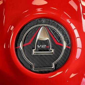 Adesivo con tappo serbatoio moto compatibile 2025 3D Ducati Streetfighter V2 V2S - Product Image 2