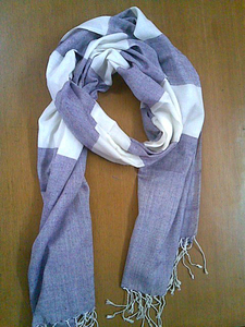 ชุดผ้าพันคอผ้าฝ้ายและเส้นใยวิสคอสแบบยาวธรรมดาสำหรับผู้ใหญ่อุปกรณ์สวมใส่หลากสี - Product Image 3