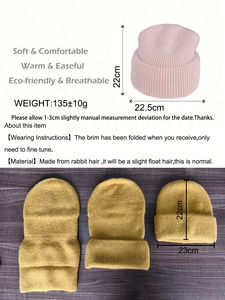 Opulento, venta al por mayor, gorros de otoño e invierno para hombres y mujeres, gorro de tela de lana con puños de punto exquisitamente cálido para hombres - Product Image 6