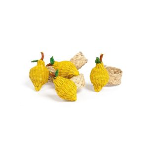 Jouet citron décoratif en jonc de mer fait main pour enfants - Product Image 3