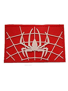Patch tactique en PVC gaufré avec motif floral, motif Arc-en-ciel britannique n°6, broderie SAS Dares Win, fixation auto-agrippante en forme de cœur - Product Image 2