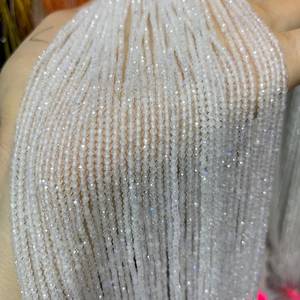 Mehrajudin Gems Model 000 Rondelled Natural Gemstone <b>White</b> Cutting Beads for <b>Pen</b> Beads Nice Quality Necklace Wholesale Price - Product Image 4