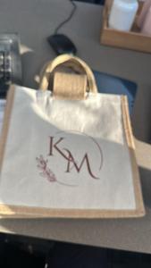 High Quality Minimalist Wedding <b>Canvas</b> <b>Tote</b> <b>Bags</b> Personalized <b>Plain</b> Beach Burlap Jute Handbags Reusable Ribbon for Wholesale - Product Image 4