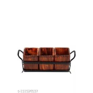Porte-couverts tendance en métal de qualité supérieure fait main avec une élégance classique et des compartiments robustes pour une table bien organisée - Product Image 5