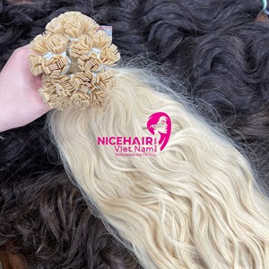 ผมต่อแบบเรมี่เวียดนามแท้ ปลายแบน ไม่พันกัน หลายความยาว ลอนธรรมชาติ น้ำหนัก 100 กรัม ทุกสี - Product Image 1