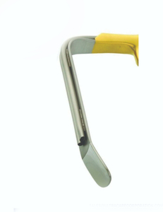 Écarteur mammaire Double extrémité avec dents 22X55mm 31cm Instruments de chirurgie plastique plaqué or en acier inoxydable réutilisable - Product Image 2