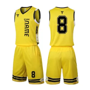 Custom Child Basketball Uniform Set Comfortable Customized Basketball