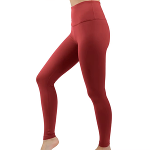 Leggings de Yoga con Cintura Elástica al por Mayor, ODM OEM, Ropa de Yoga con Logotipo Personalizado para Niñas, Pantalones de Gimnasio para Entrenamiento, Leggings de Cintura Alta para Mujer - Product Image 4