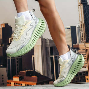 Chaussures de sport décontractées rétro pour hommes, design simple et tendance, semelle épaisse pour augmenter la taille, pour étudiants - Product Image 4