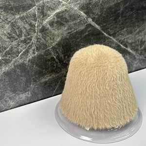 Winter <b>bucket</b> <b>hat</b> fast delivery fluffy <b>faux</b> <b>fur</b> knitted style warm headwear for female fishermen party outdoor cozy accessory - Product Image 4