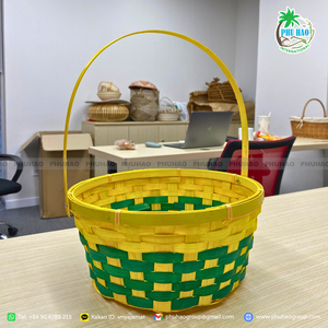 TOP PRODUCT Create a Magical <b>Easter</b> Celebration with a Handmade Bamboo <b>Gift</b> <b>Basket</b> with High Quality - Product Image 6