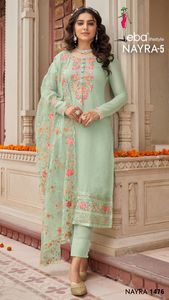 Bonito anarkali igreidar terno de 2022, designer paquistanês roupa de casamento <span class=keywords><strong>salwar</strong></span> kameez - Product Image 5