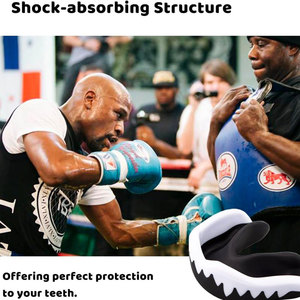 Meilleur protège-dents de boxe facile à porter, protection de la mâchoire, haute qualité, personnalisable, protège-dents de sport confortable et ajustement sécurisé, vente en gros - Product Image 6
