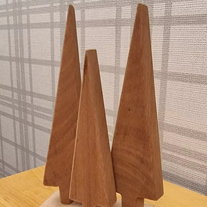 Handmade Eco-Friendly <b>Christmas</b> <b>Tree</b> Ornament High Quality Cherry Wood Personalized Gift for Any Season 'Eco' <b>CHRISTMAS</b> <b>TREE</b> ECO - Product Image 1