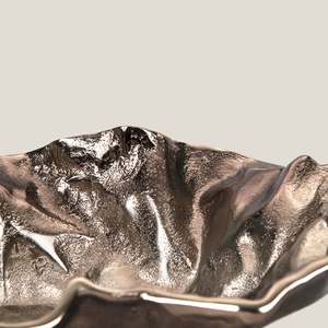 Customised new GOLD Luxury Aluminium Decorative <b>Tray</b> High Demand Home Decor for Christmas Wedding for Living Room Gifting - Product Image 5