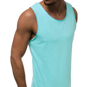 Meilleur débardeur pour homme en coton 100% respirant, tricoté, uni, de qualité supérieure, décontracté, vêtements de rue, service OEM - Product Image 4