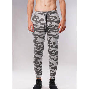 Fabrication en gros de pantalons de jogging athlétiques pour hommes, pantalons de jogging en molleton personnalisés imprimés camouflage - Product Image 3