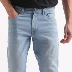Pantalons en denim respirants pour hommes, streetwear toutes saisons - Qualité supérieure, étiquette privée personnalisée, pantalons en denim printemps - Product Image 4