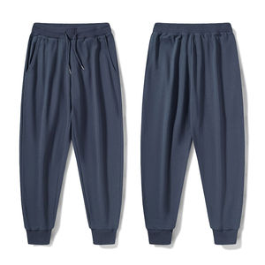 Nouveauté Pantalon décontracté pour homme de haute qualité Couleur unie Logo personnalisé Taille à cordon Coupe droite Coupe-vent Imperméable - Product Image 2