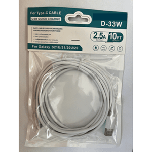 สายชาร์จเร็ว D33W 3A แบบ Type-C พร้อมปลอกหุ้ม TPE 3-in-1 พอร์ต USB-C to C และ Micro-USB สำหรับโทรศัพท์มือถือ รองรับการชาร์จเร็ว PD - Product Image 1