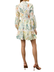 Vestido corto con estampado Pastel de primera calidad para colecciones de moda de verano para mujer de proveedor indio - Product Image 4