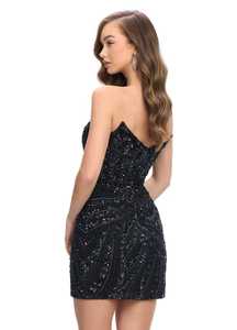 Mini robe moulante courte pour femmes à la mode et de luxe pour la soirée et les sorties en soirée - Product Image 6