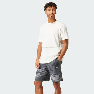 Shorts de sport camouflage pour hommes de qualité supérieure en gros, 100 % coton, pour fitness, course et gym, anti-plis, séchage rapide, respirants - Product Image 5