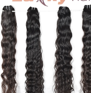 Wholesale Natural Wave Cuticle Aligned Double Weft Vietnamese Hair <b>Extensions</b> 1B HD Lace Waves Curls <b>Cheap</b> Raw Indian Human Hair - Product Image 6