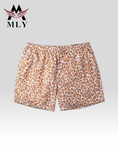 Shorts da bordo con stampa a punto di Design all'ingrosso con coulisse da uomo ad asciugatura rapida Casual costumi da bagno - Product Image 3