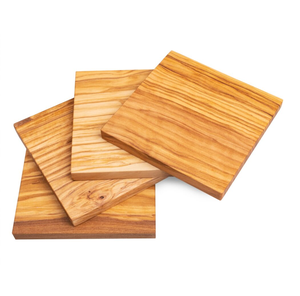 Dessous de verre en bois de qualité exclusive pour tasses et tasses Dessous de verre élégants décoratifs faits à la main écologiques pour la décoration de la maison - Product Image 2