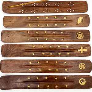 ที่ใส่ธูปไม้ทำด้วยมือคุณภาพระดับพรีเมียมเป็นมิตรกับสิ่งแวดล้อมทนทานสำหรับการทำสมาธิโยคะผ่อนคลายอย่างสันติ - Product Image 3