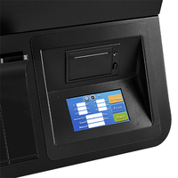 C9 Euro Coins Money Machine avec technologie entièrement automatique Haute vitesse 9 + 1 pochettes Compteur de pièces et trieur de billets