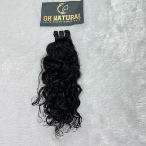 Extensiones de cabello Remy indio crudo sin procesar para niñas y mujeres Paquete de cabello rizado de un solo donante - Product Image 3