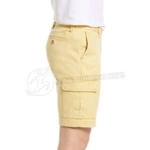 Pantalones Cortos Deportivos Casuales para Hombre, 100% Algodón, Diseño Sólido, Transpirables, de Secado Rápido, Ecológicos, Personalizables OEM - Product Image 4