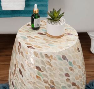 Mesa Decorativa Artesanal con Centro de Nácar, Adorno para Interiores, ARTESANÍA, Personalizable - Product Image 4