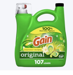 Gain Original HE <b>Laundry</b> <b>Detergent</b> 107 Loads 154 -fl oz - Product Image 1